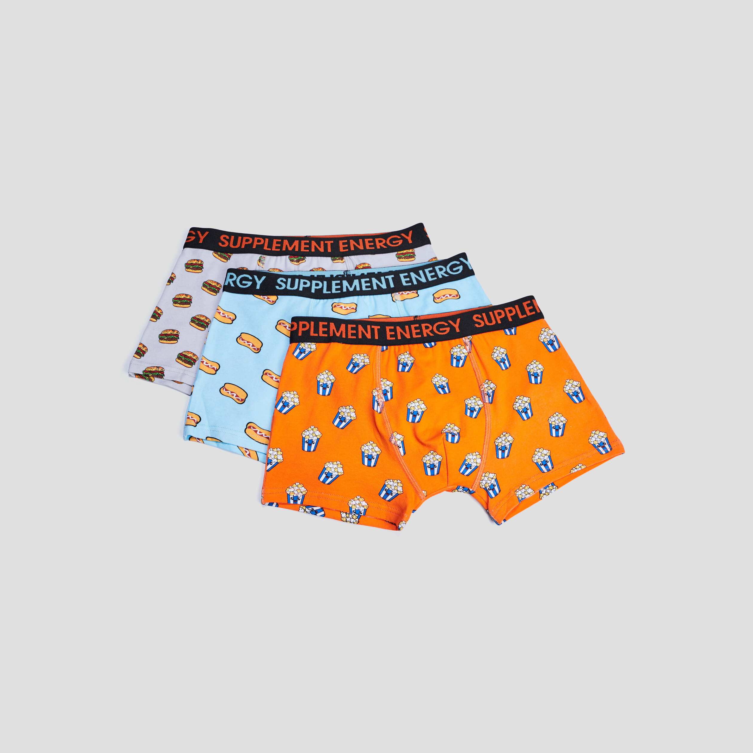 Lot 3 boxers bleu clair garçon | La Halle