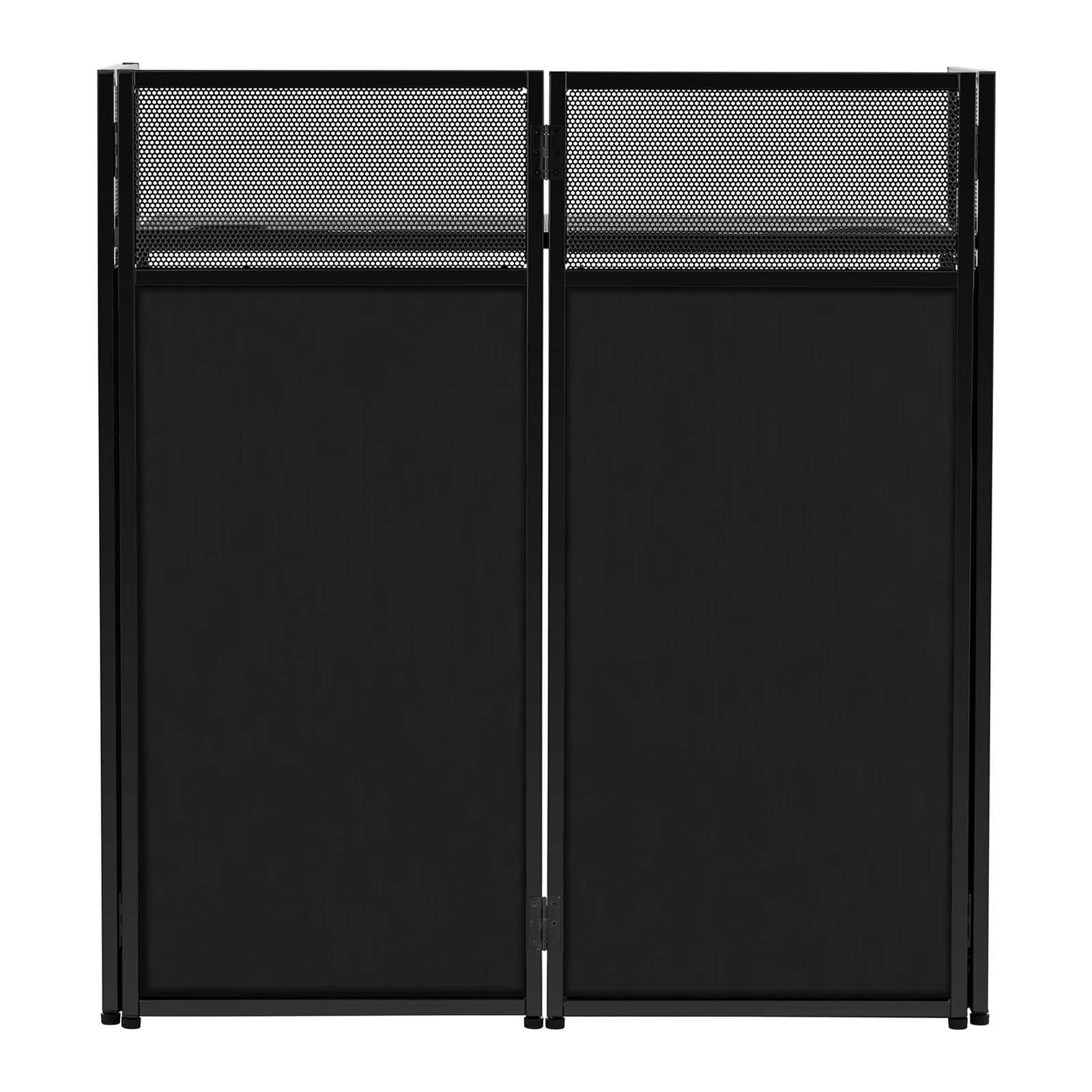 Singercon Klapptisch DJ-Tisch bis 100 kg klappbar DJ-Booth 94 cm Stretchcover schwarz &
