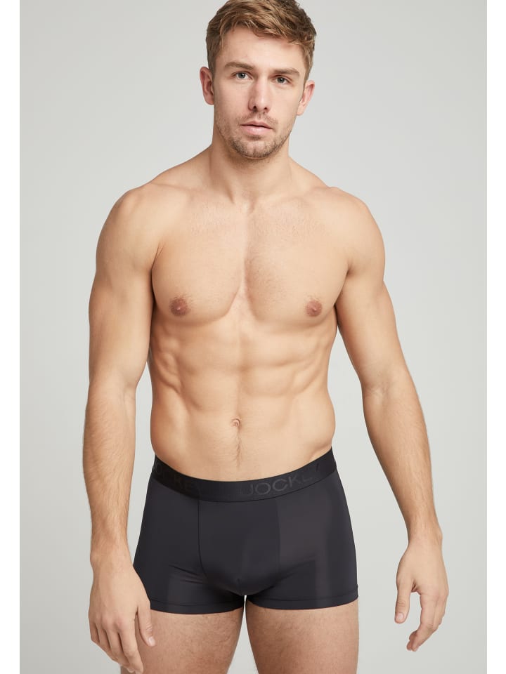 Jockey Boxershorts Microfiber Air 2 Stück in Schwarz günstig kaufen