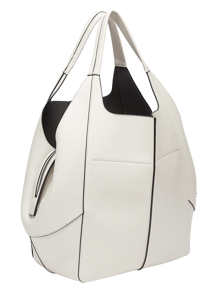 LIEBESKIND BERLIN Leder-Henkeltasche in Weiß - (B)30 x (H)36 x (T)18 cm günstig kaufen onesize