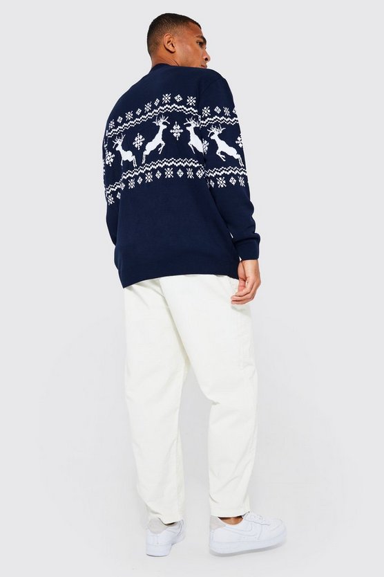 Rentier Weihnachts-Cardigan