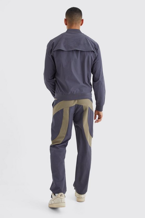 Langärmlige Stretch-Bomberjacke
