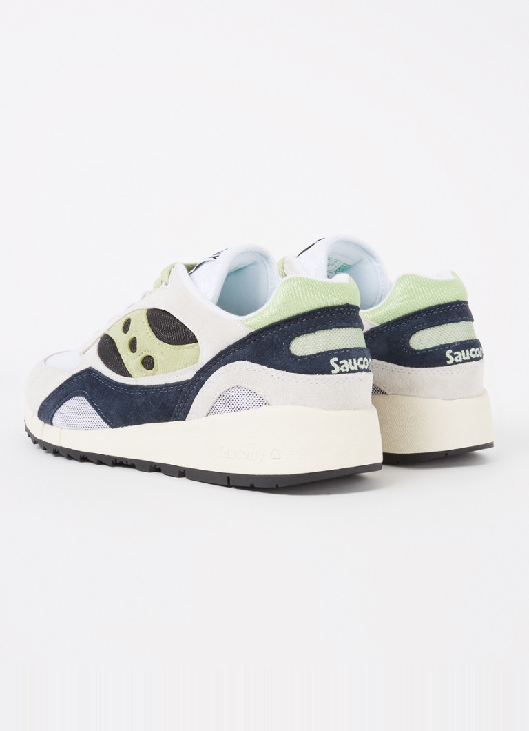 Saucony Shadow 6000 suede sneaker with mesh details