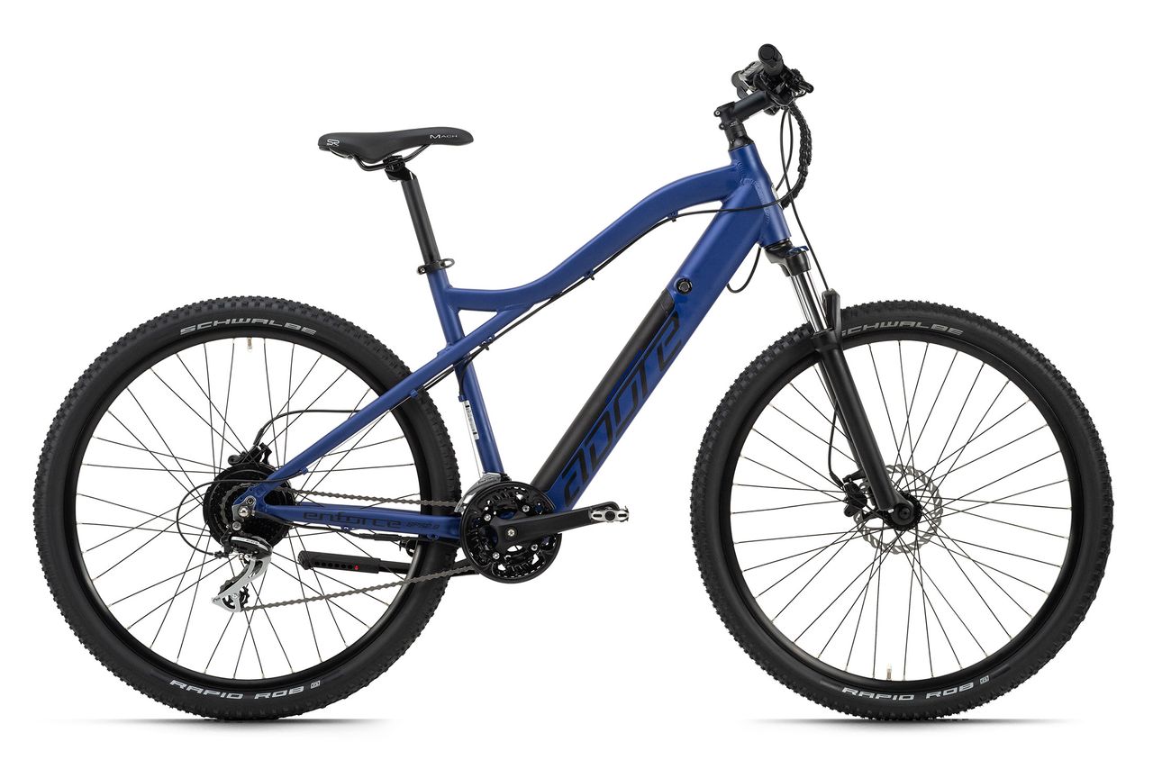 Adore Alu MTB Pedelec 29'' Enforce E-Bike Blau 250 Watt Li-Ion 36V/14 Ah/504 Wh 24 Gänge