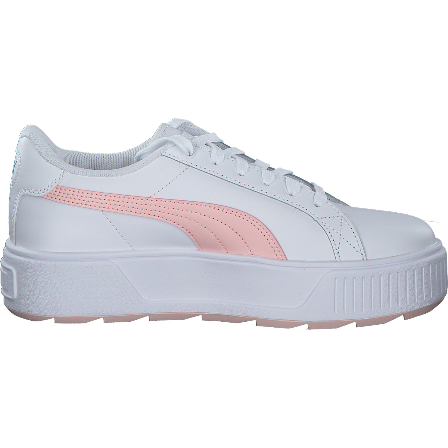 Puma Karmen L 384615, Schnürschuhe, Damen, white/rose/dust/silver