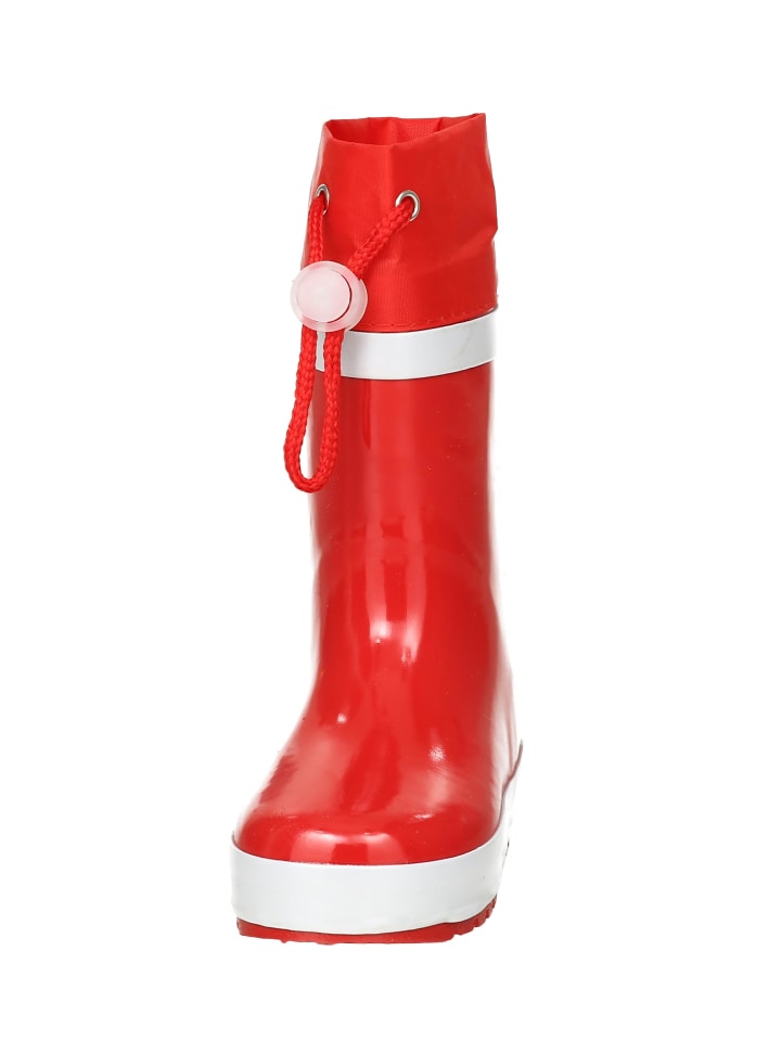 Playshoes Gummistiefel Basic gefüttert in Rot günstig kaufen