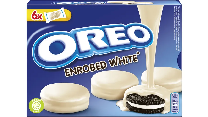 OREO KEKSE WEISSE SCHOKO LASUR 246GR 246 g