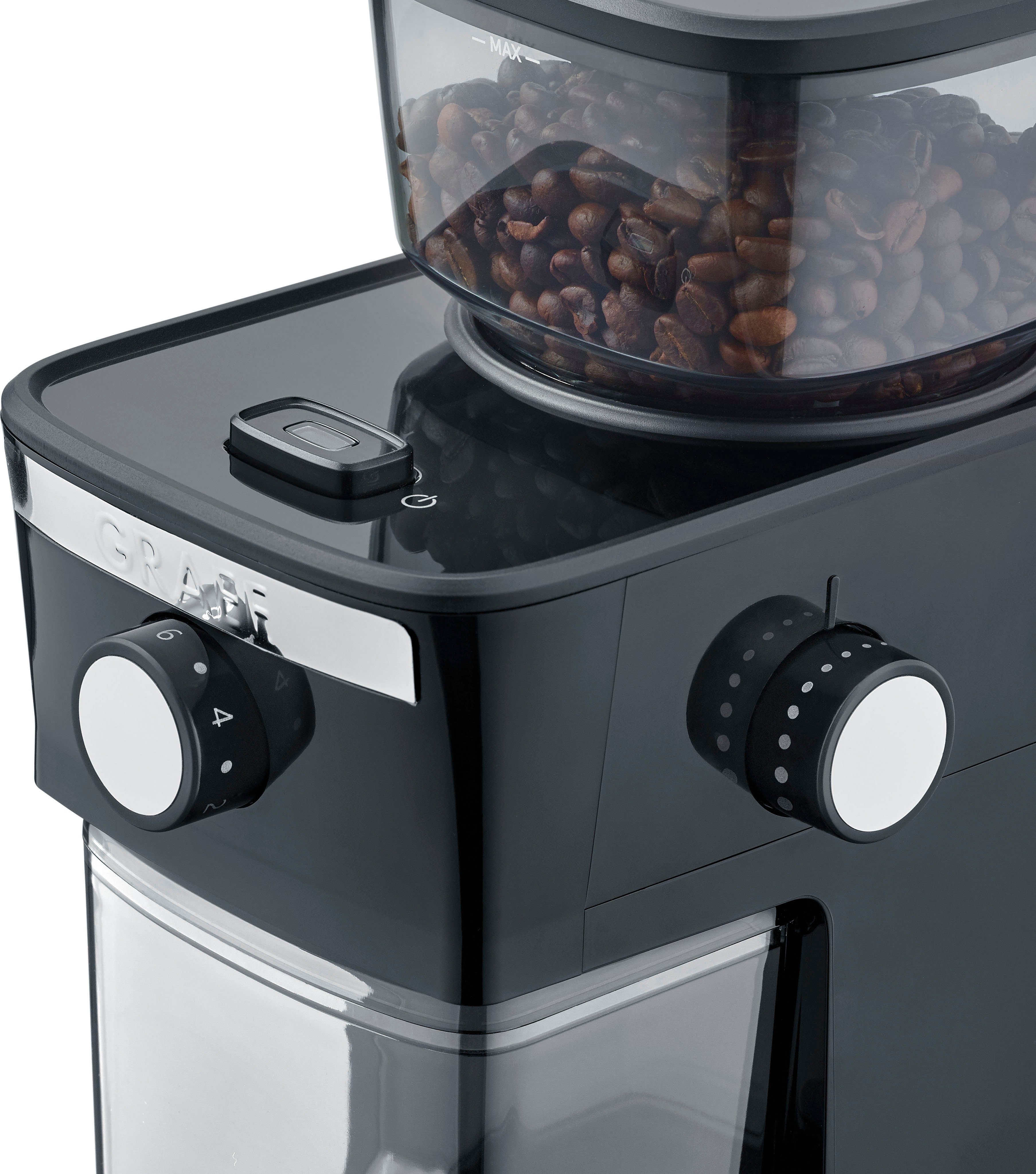 Graef Kaffeemühle CM252, 130 W, Scheibenmahlwerk, 80 g Bohnenbehälter
