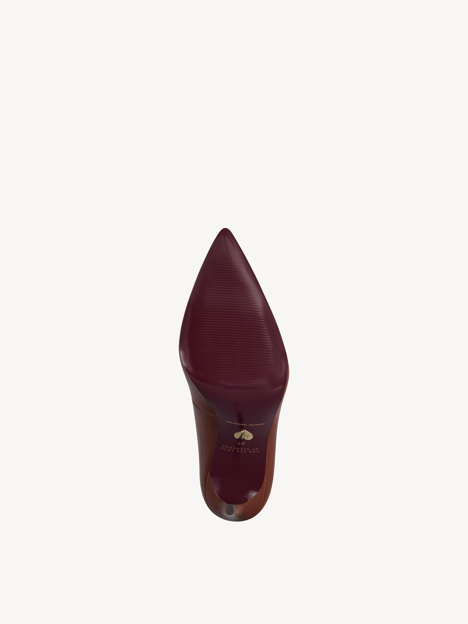 Escarpin en cuir - marron