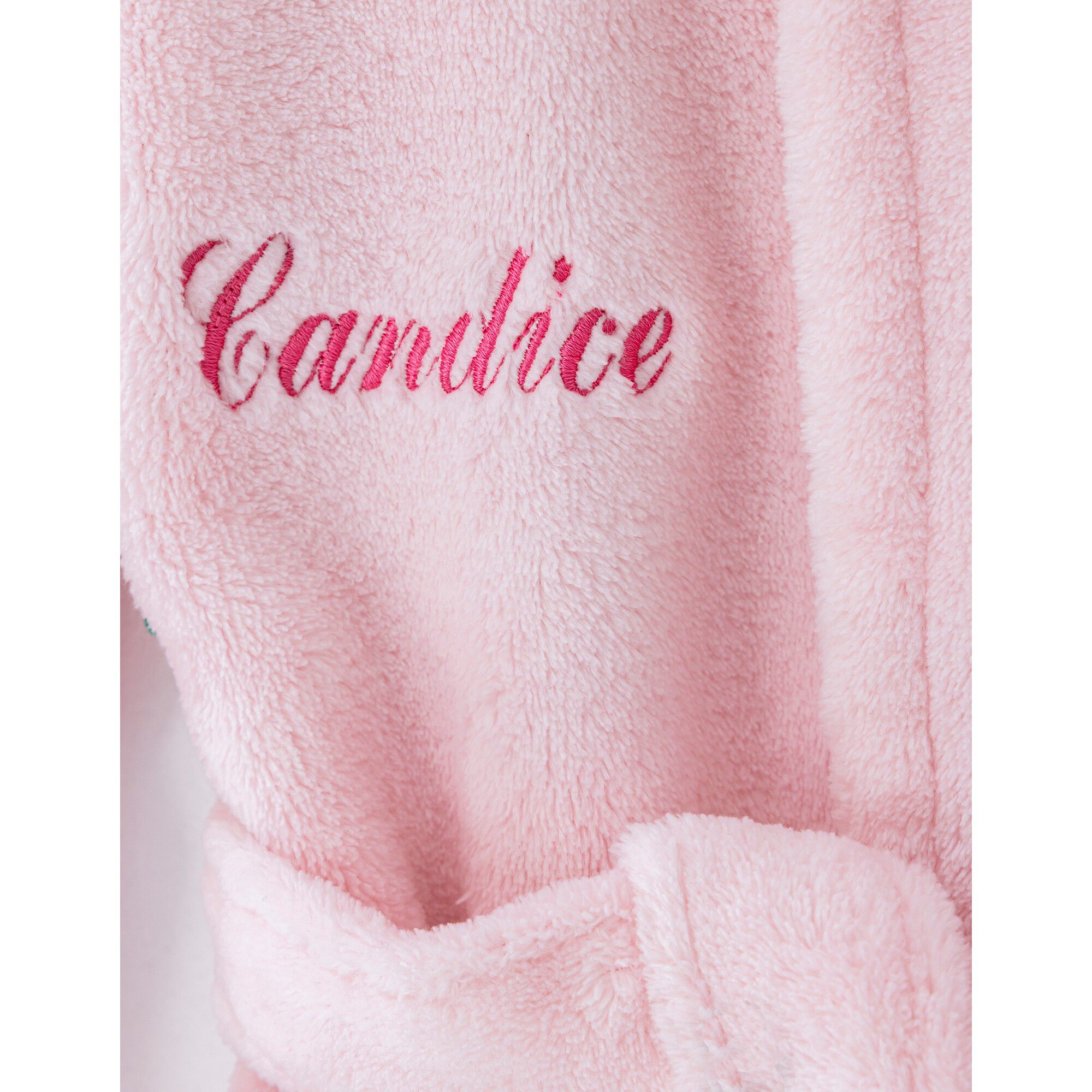 Robe de chambre capuche enfant Minnie personnalisable