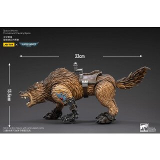 Warhammer 40k Actionfigur 1/18 Space Wolves Thunderwolf Cavalry Bjane