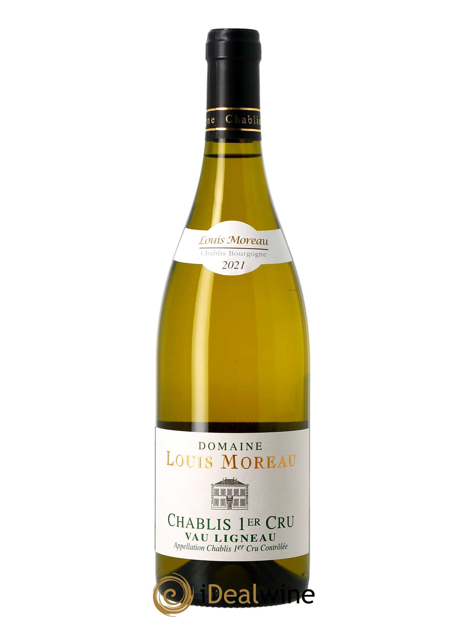 Chablis 1er Cru Vau Ligneau (anciennement Vaulignot) Louis Moreau  2021 - Lot de 1 Bouteille