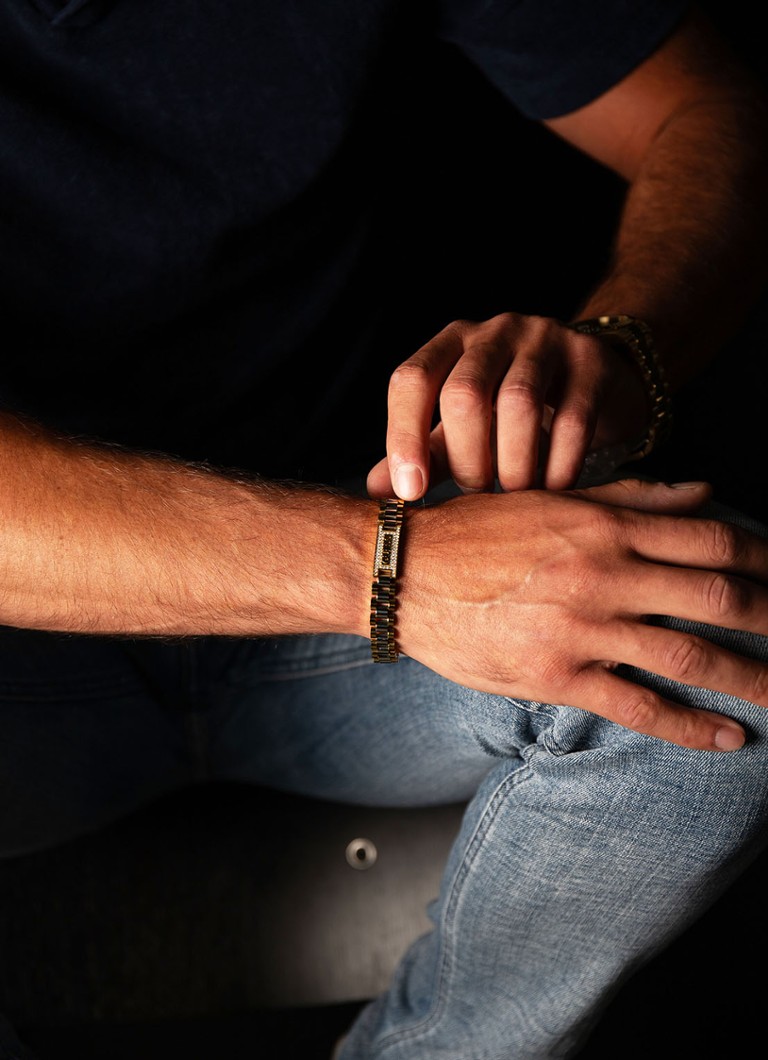 GUESS  Schakelarmband met kristal JUMB03200JWYGSTT-U