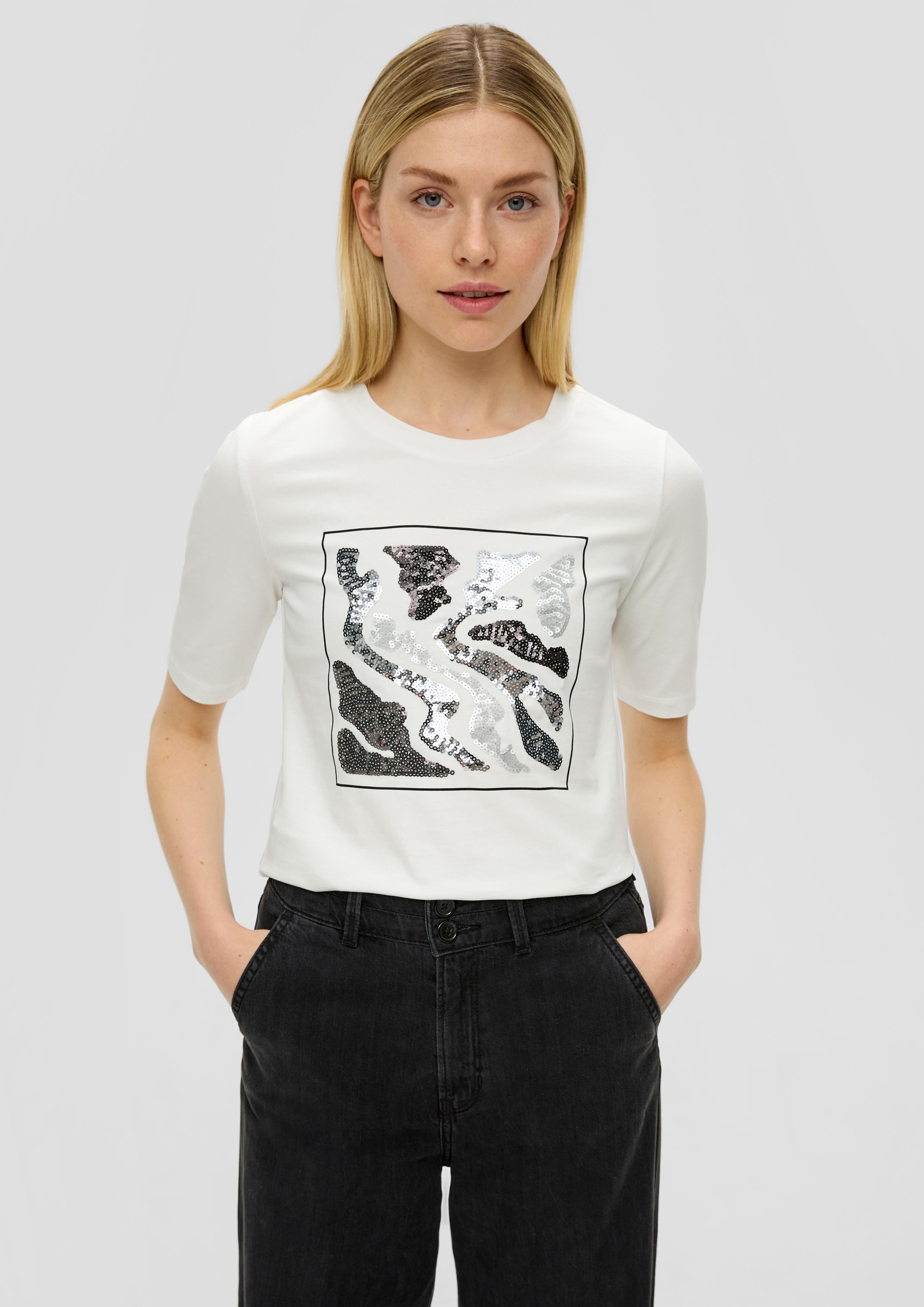 T-Shirt mit Pailletten-Detail  2152053-02D0