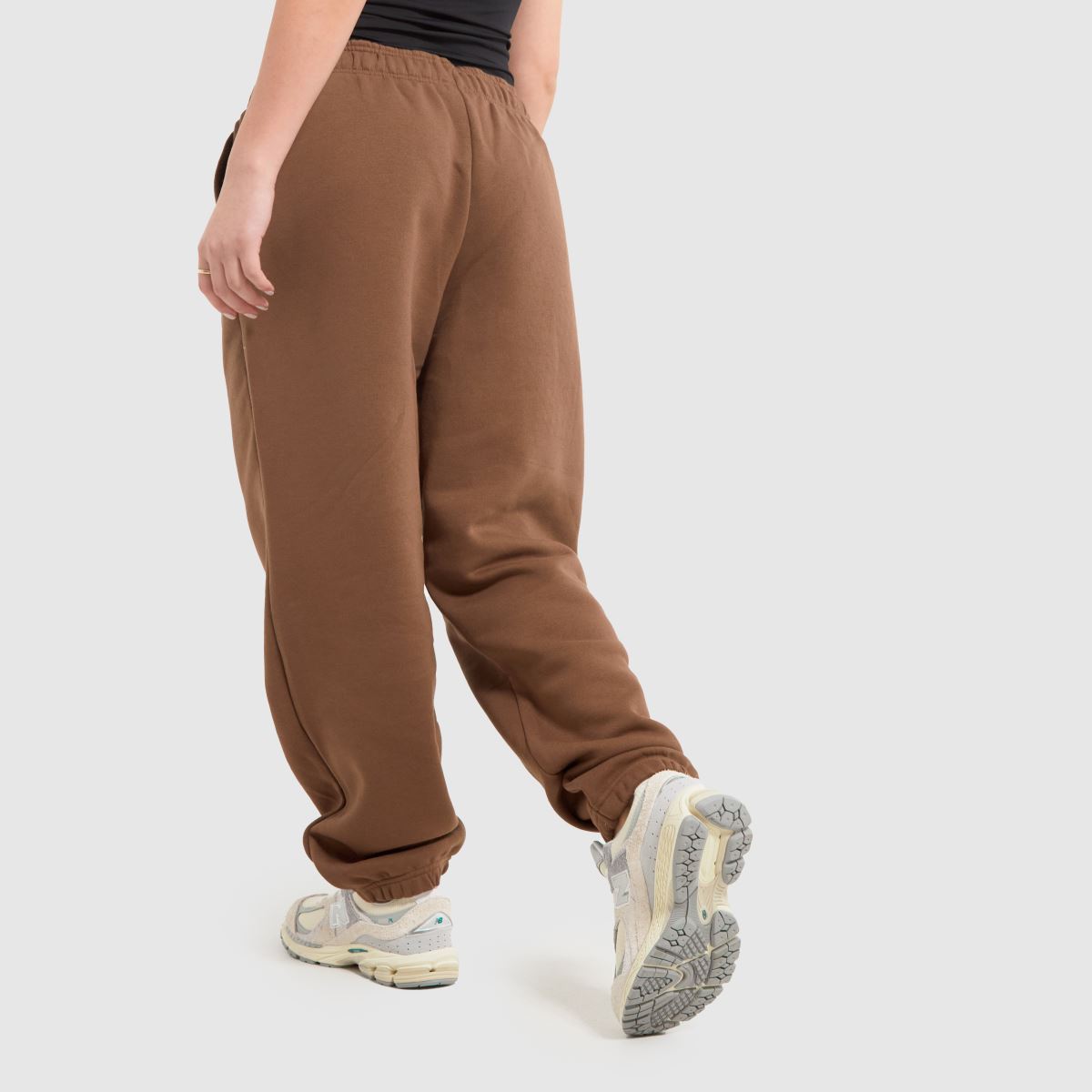 New Balance – Bruna joggingbyxor i borstad fleece