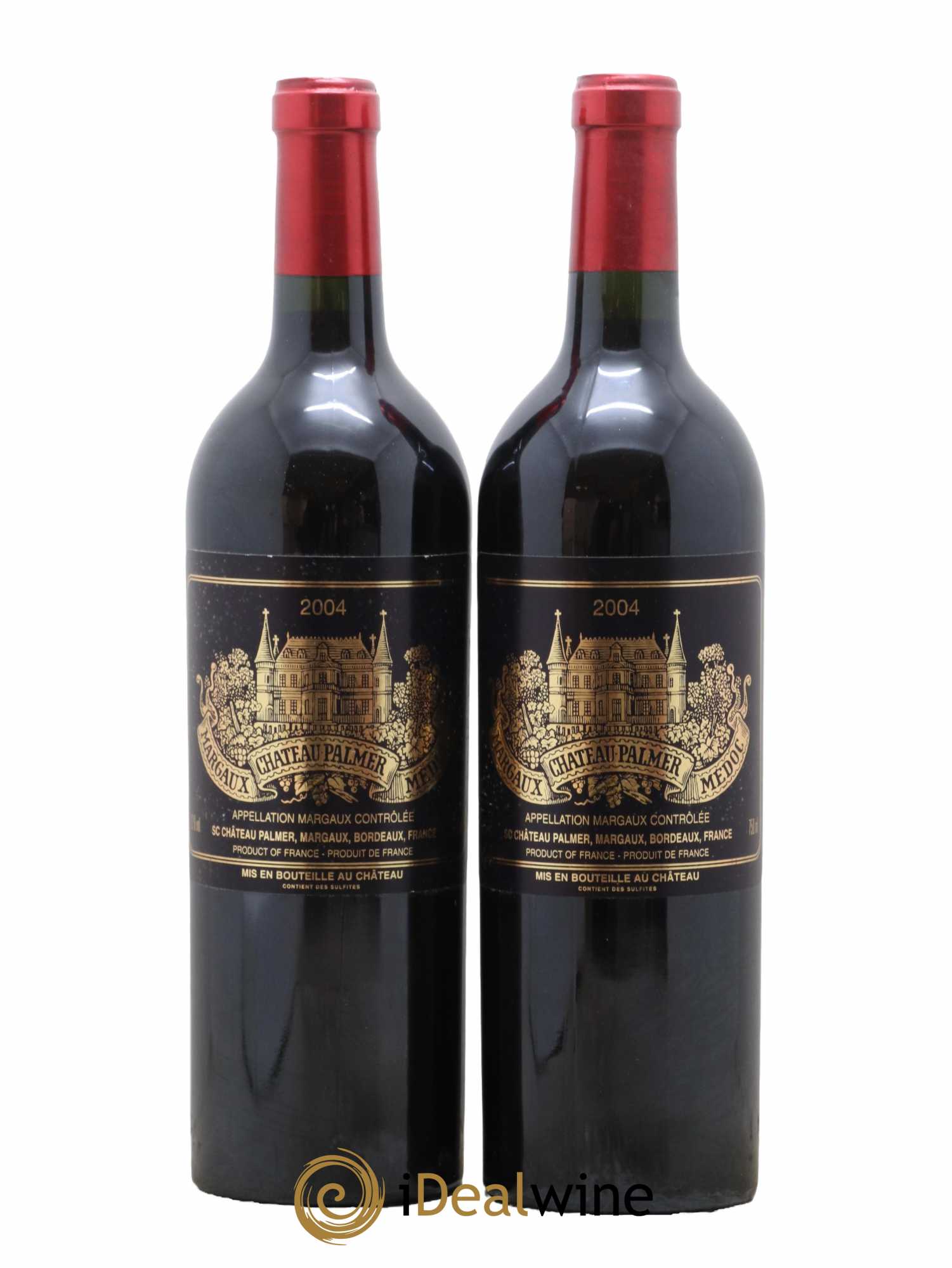 Château Palmer 3ème Grand Cru Classé  2004 - Lot de 2 Bouteilles