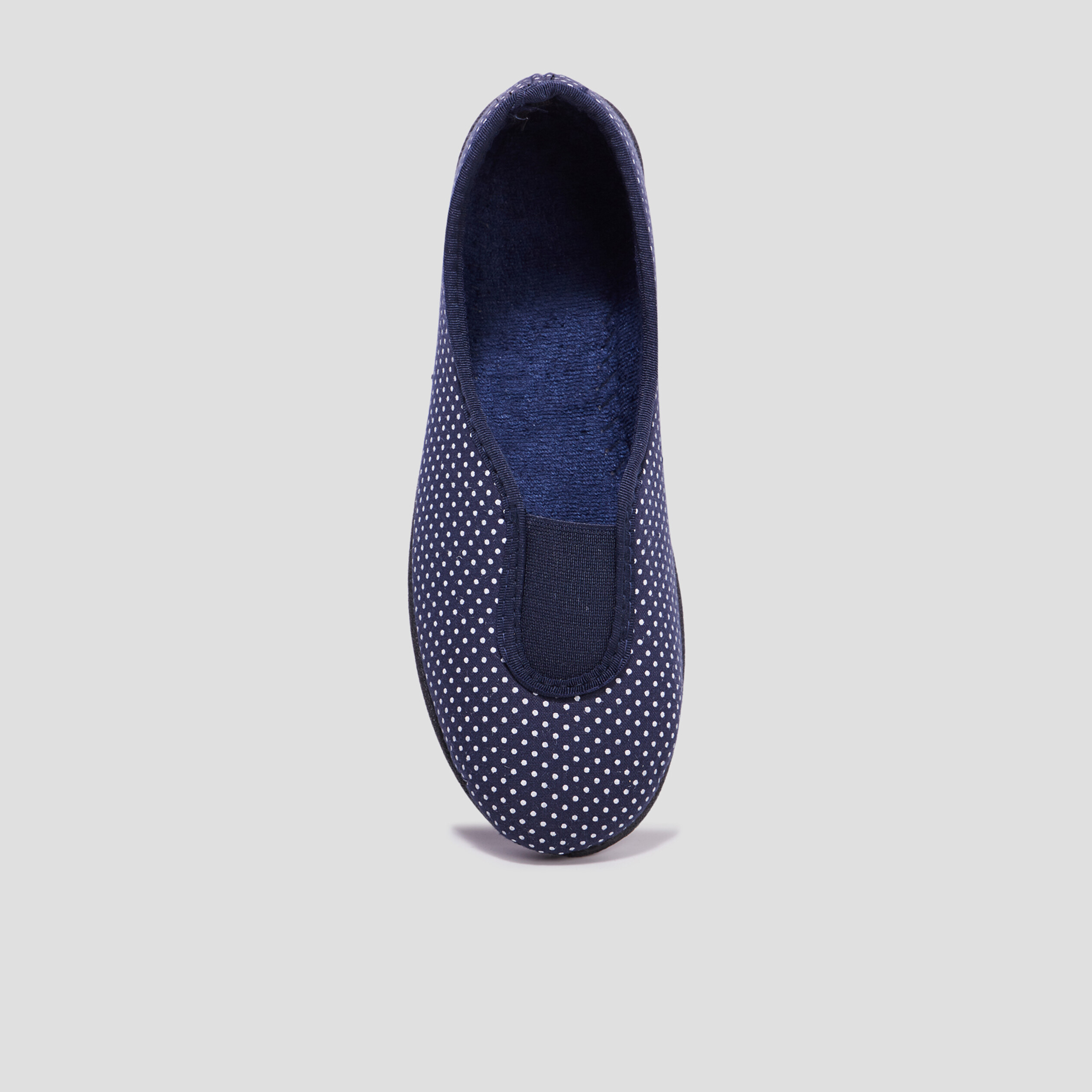 Chaussons ballerines bleu femme | La Halle
