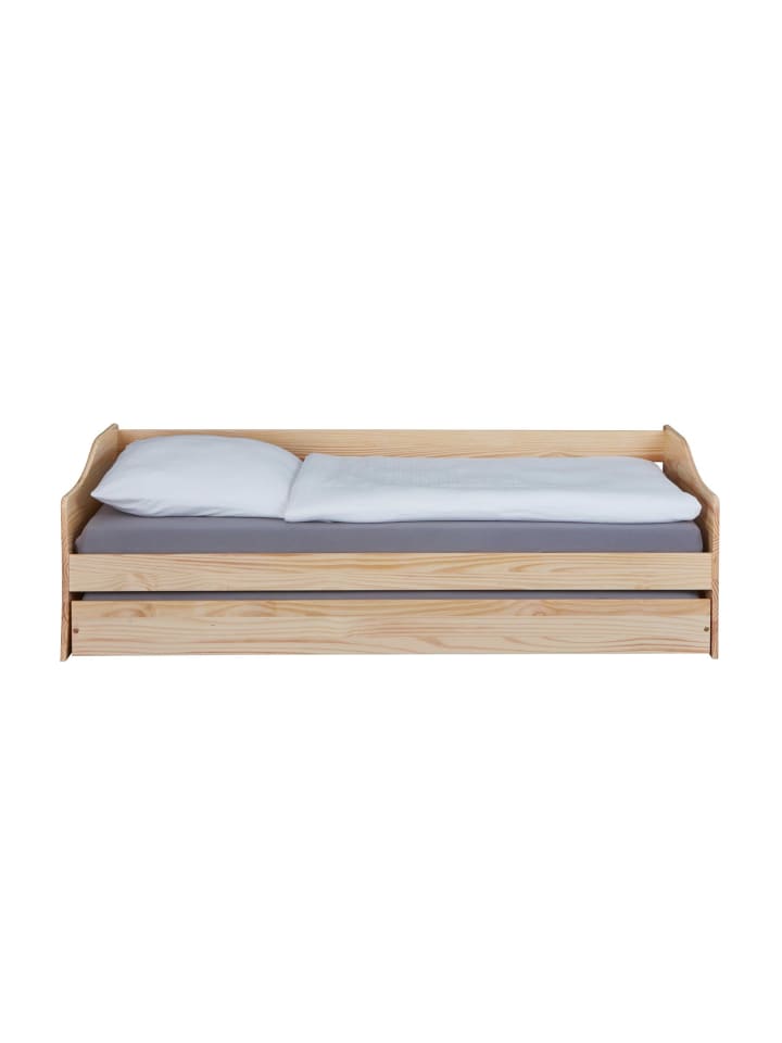 ebuy24 Bett Leonie Holz 207 x 97 cm günstig kaufen onesize