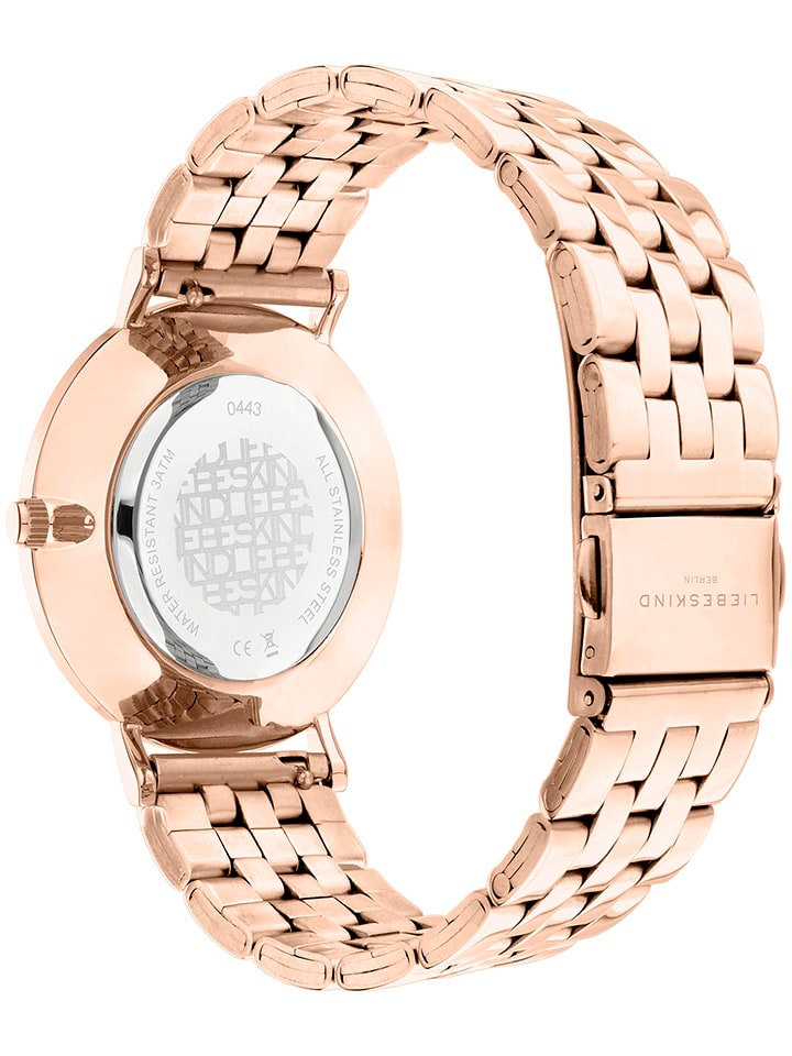 Liebeskind Quarzuhr in Roségold/ Schwarz günstig kaufen onesize