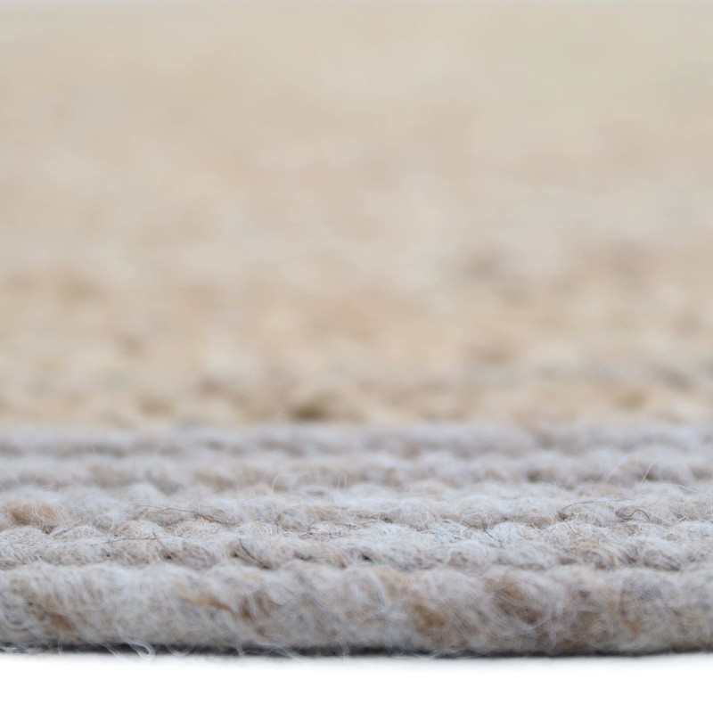 Tapis jute & laine YHUKI