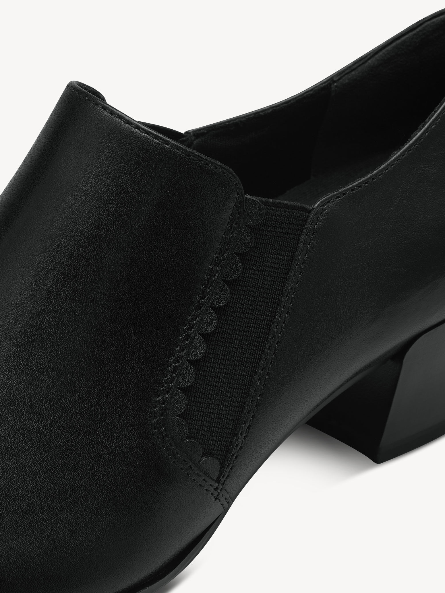 Trotteur en cuir - noir