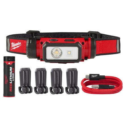 Milwaukee 4933479963 L4 HL2-301 LED-otsalamppu, ladattava, 600 lumenia