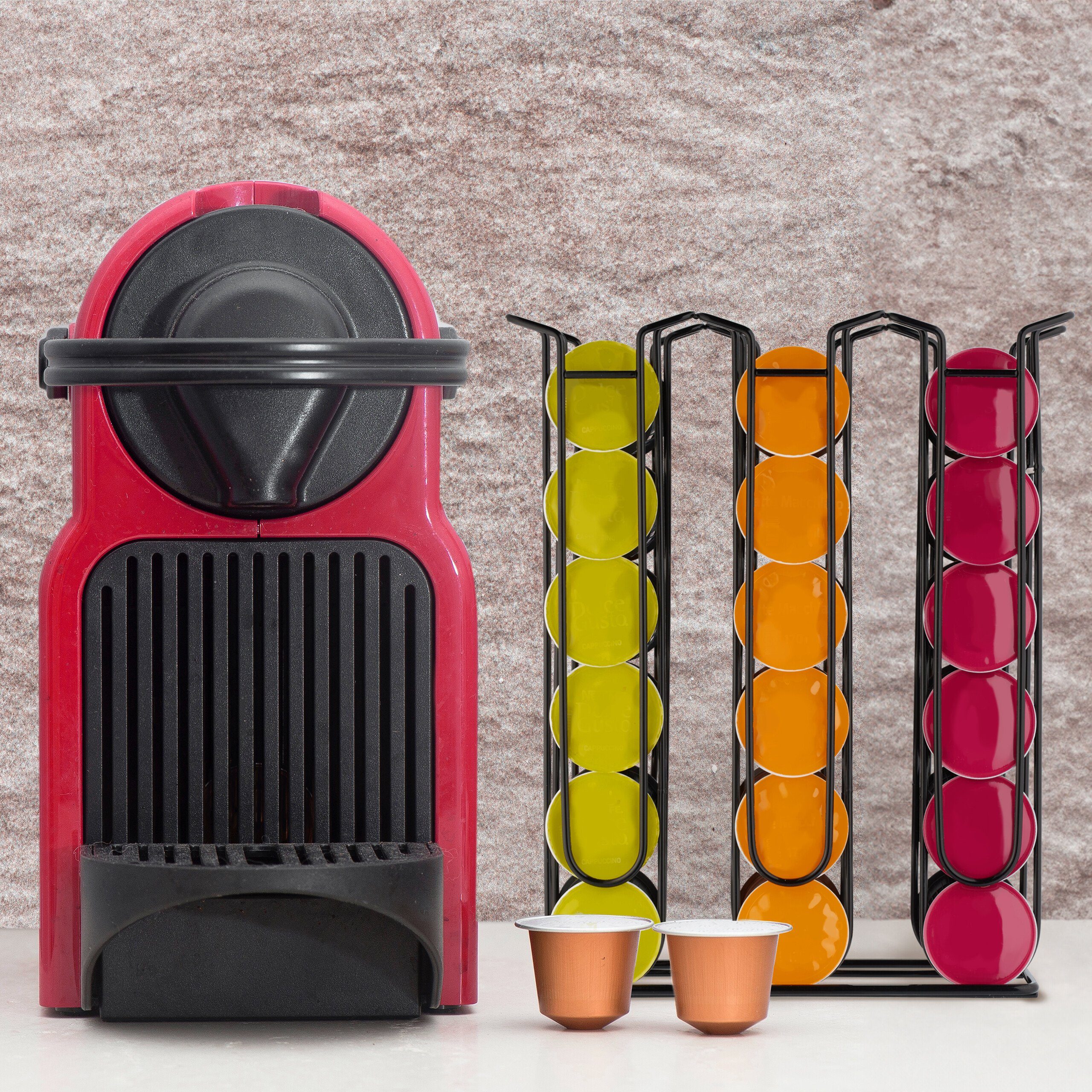 relaxdays Kapselhalter Kapselhalter für 36 Dolce Gusto Kapseln