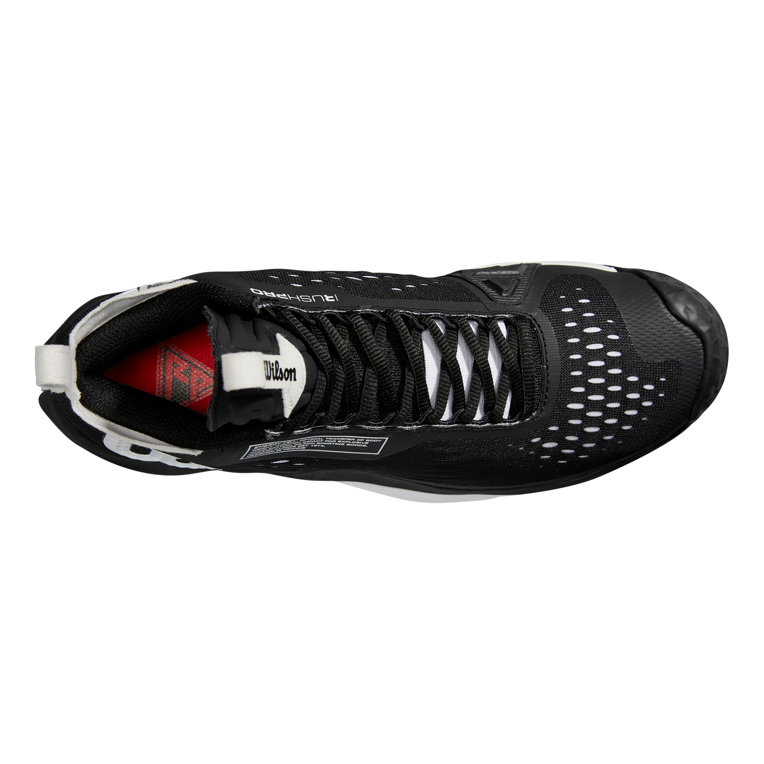 Rush Pro Tour Mid Allcourtschuh Herren - Schwarz