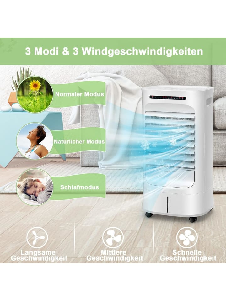 COSTWAY 4in1 Mobile Klimaanlage 66W in Weiß günstig kaufen onesize