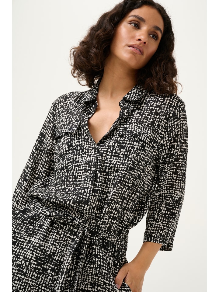 Kaffe Overall KApollie in Black/Turtledove Graphic Dot günstig kaufen