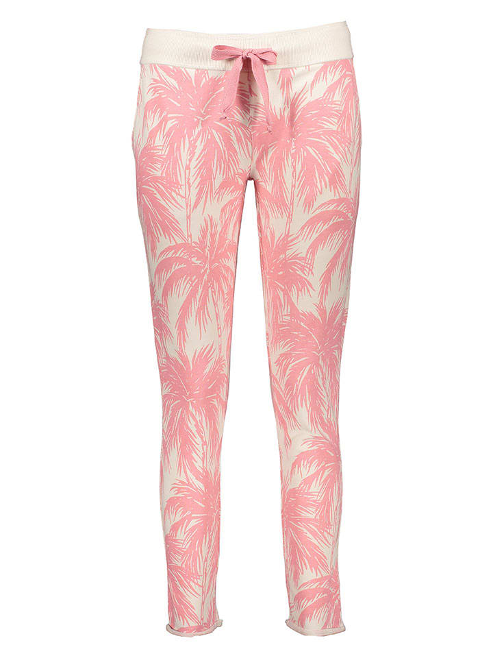 Juvia Pyjama-Hose in Pink/ Creme günstig kaufen