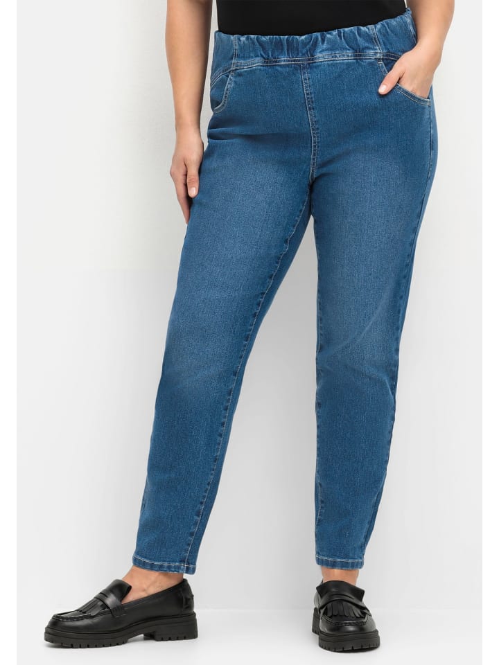 sheego Jeggings in blue Denim günstig kaufen