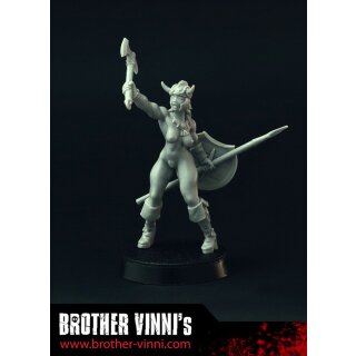 Female Barbarian, Amazon (28mm)