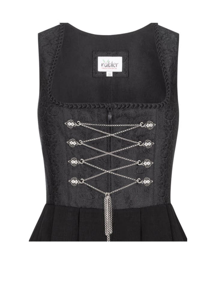 Nübler Gastrodirndl Frau Wirtin in Schwarz günstig kaufen