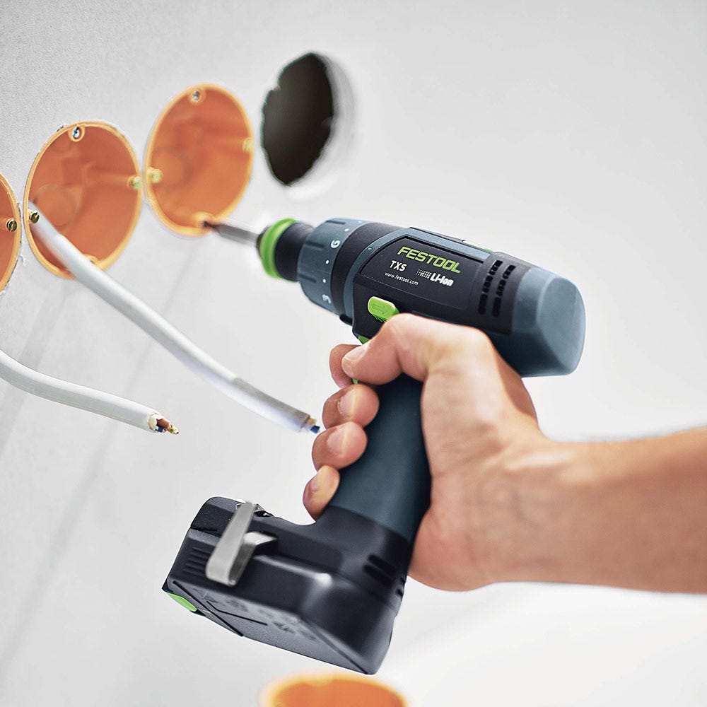 Conjunto de furadeira/parafusadeira FESTOOL 10,8 V 2 x 2,6 Ah 10 mm 576104