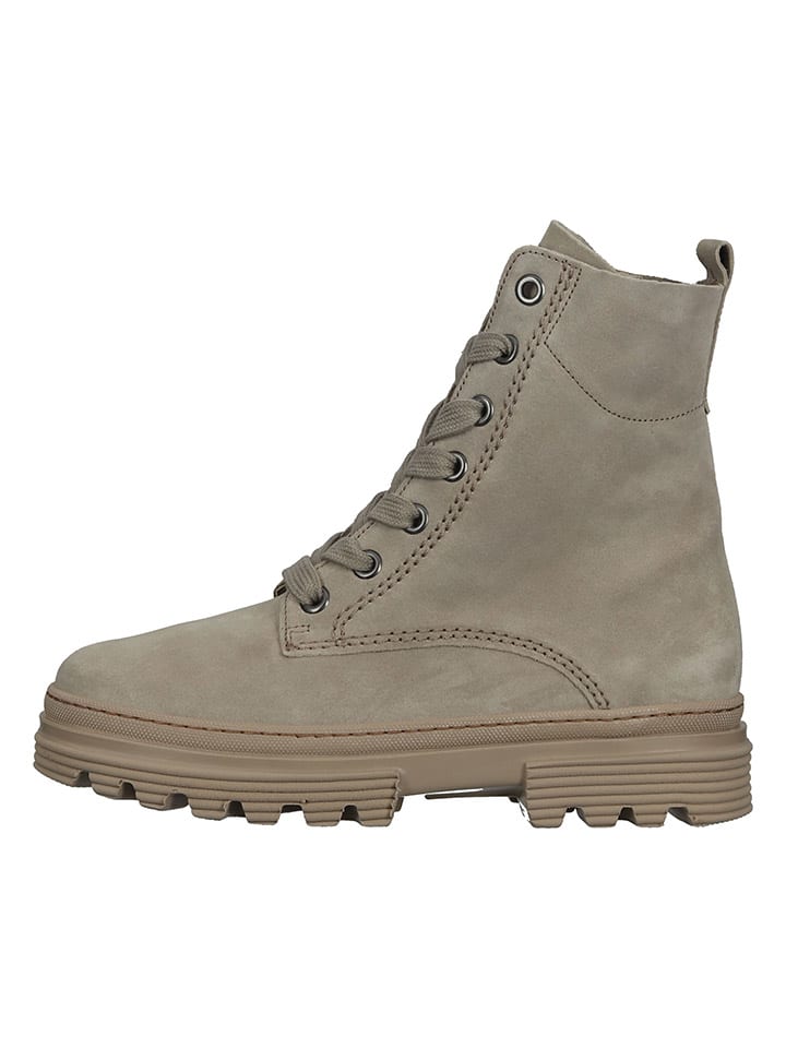 Gabor Leder-Stiefeletten in Grau günstig kaufen