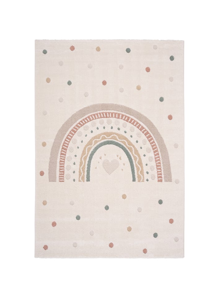 Pergamon Kinder Teppich Happy Kids in Wollweiss günstig kaufen