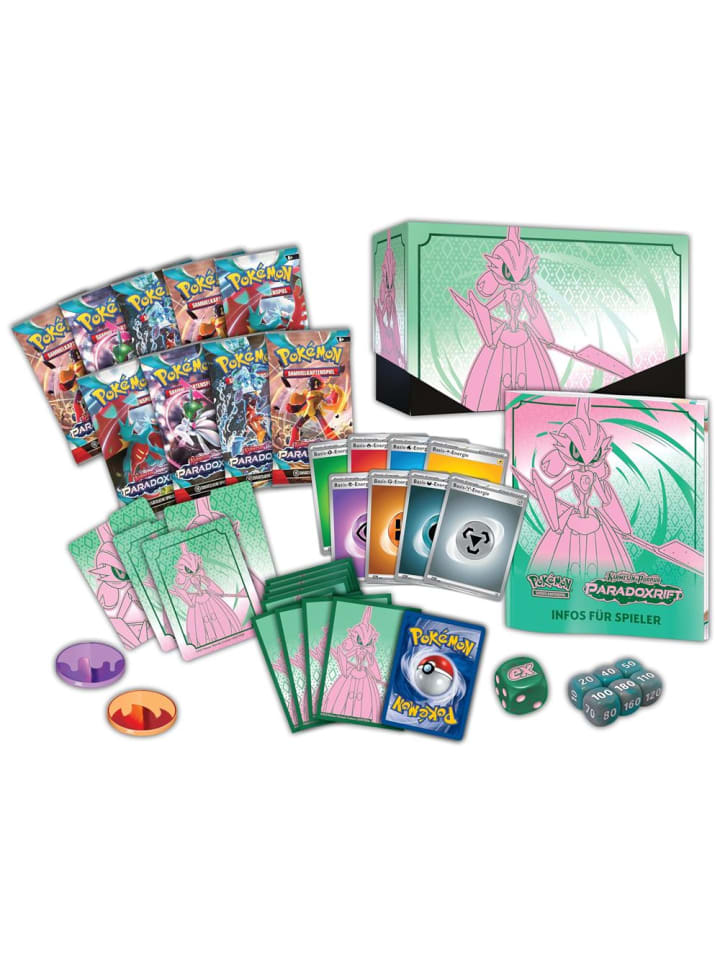 Pokémon Top-Trainer-Box Eisenkrieger | Pokemon Sammel-Karten Kollektion deutsch günstig kaufen onesize
