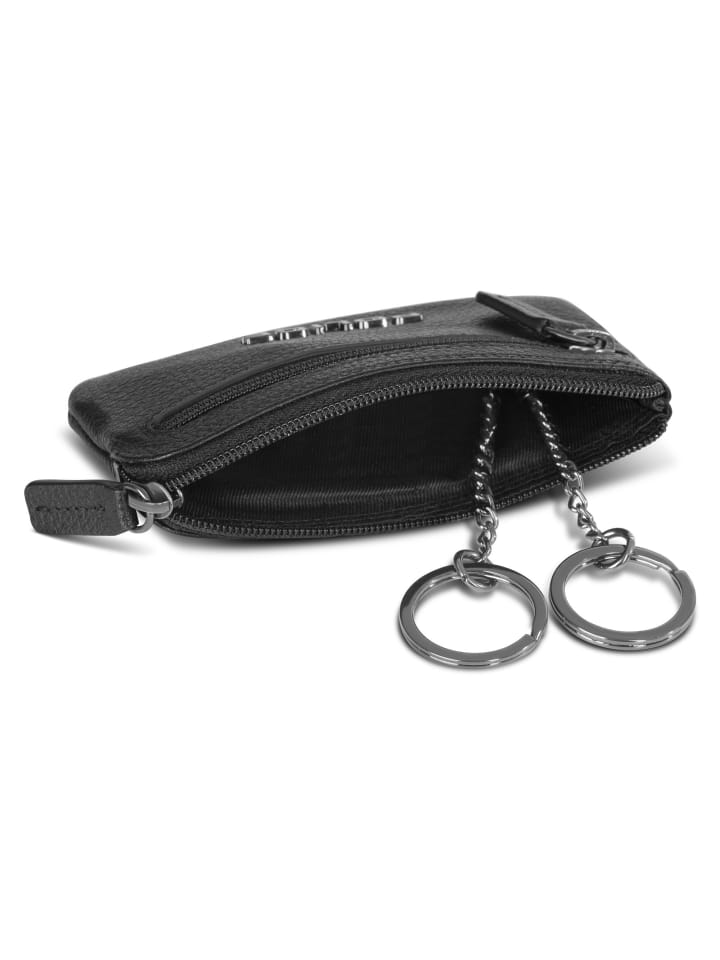 Police Schlüsseletui Leder 11.5 cm in black günstig kaufen onesize