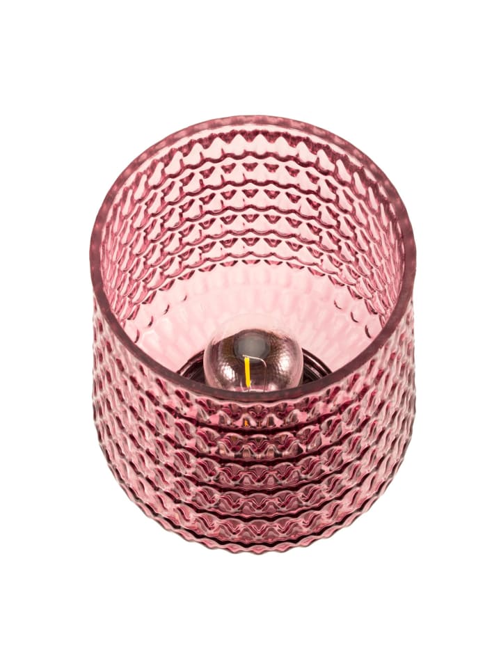 Pauleen Rose Glamour mobile Tischleuchte Timer Batterie Rosa günstig kaufen onesize