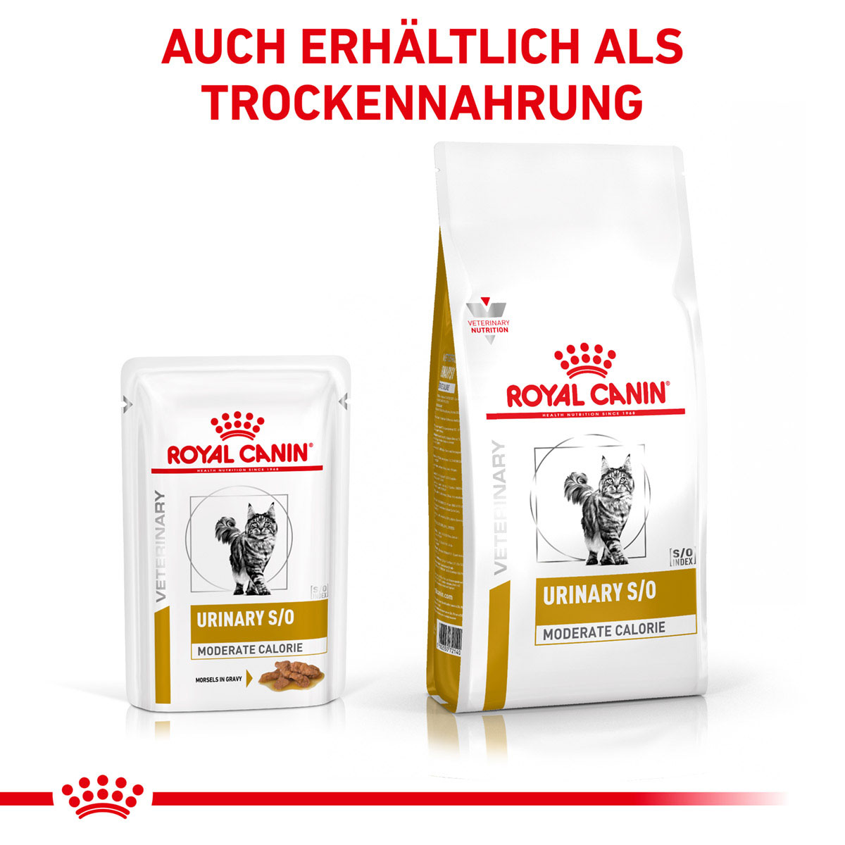 ROYAL CANIN URINARY S/O MODERATE CALORIE Häppchen in Soße