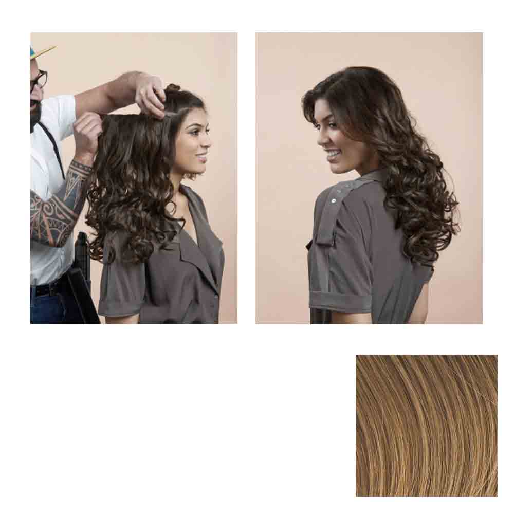 Hairdo Haarteil Clip in Wavy Extension R14 Buttered Toast 55cm