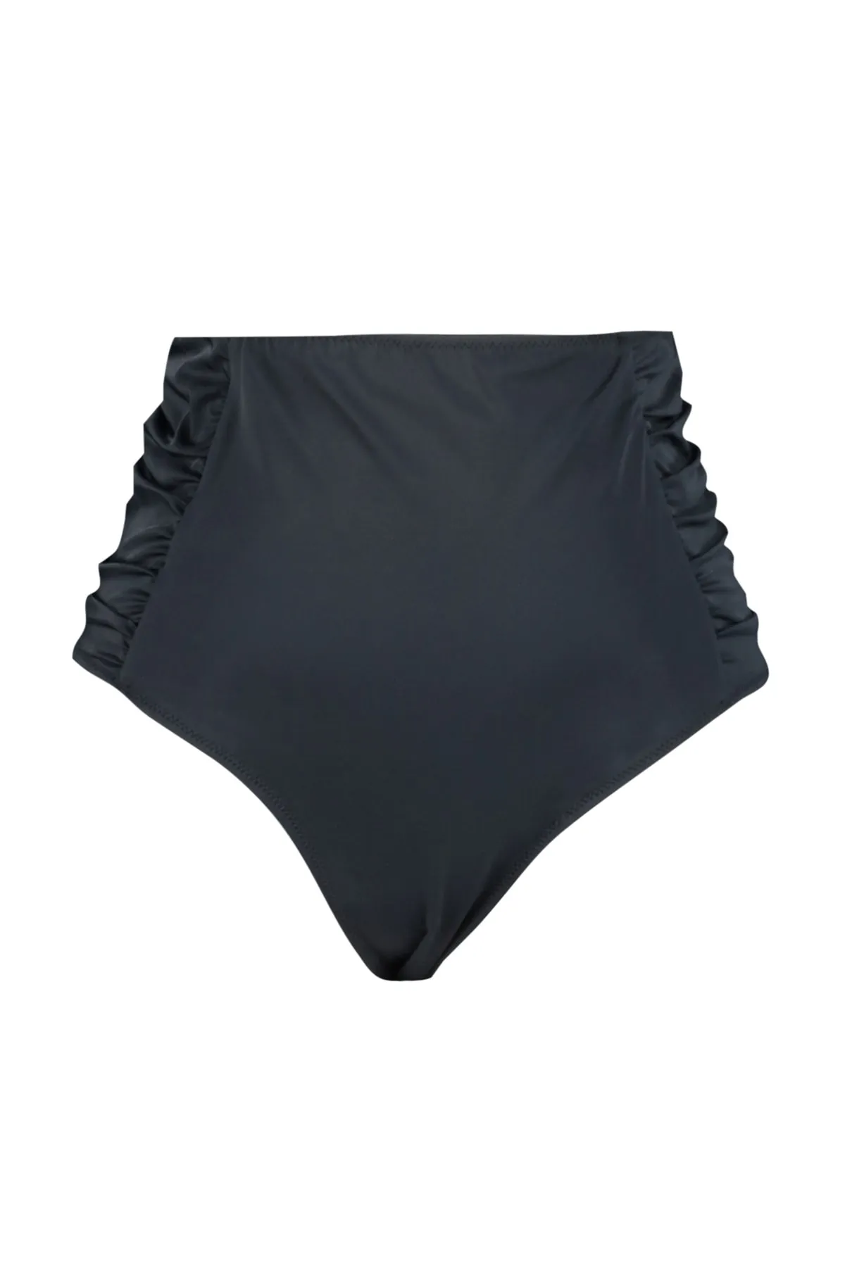 Trendyol Curve  Schwarze Bikinihose mit hoher Taille TBSSS22BA0329