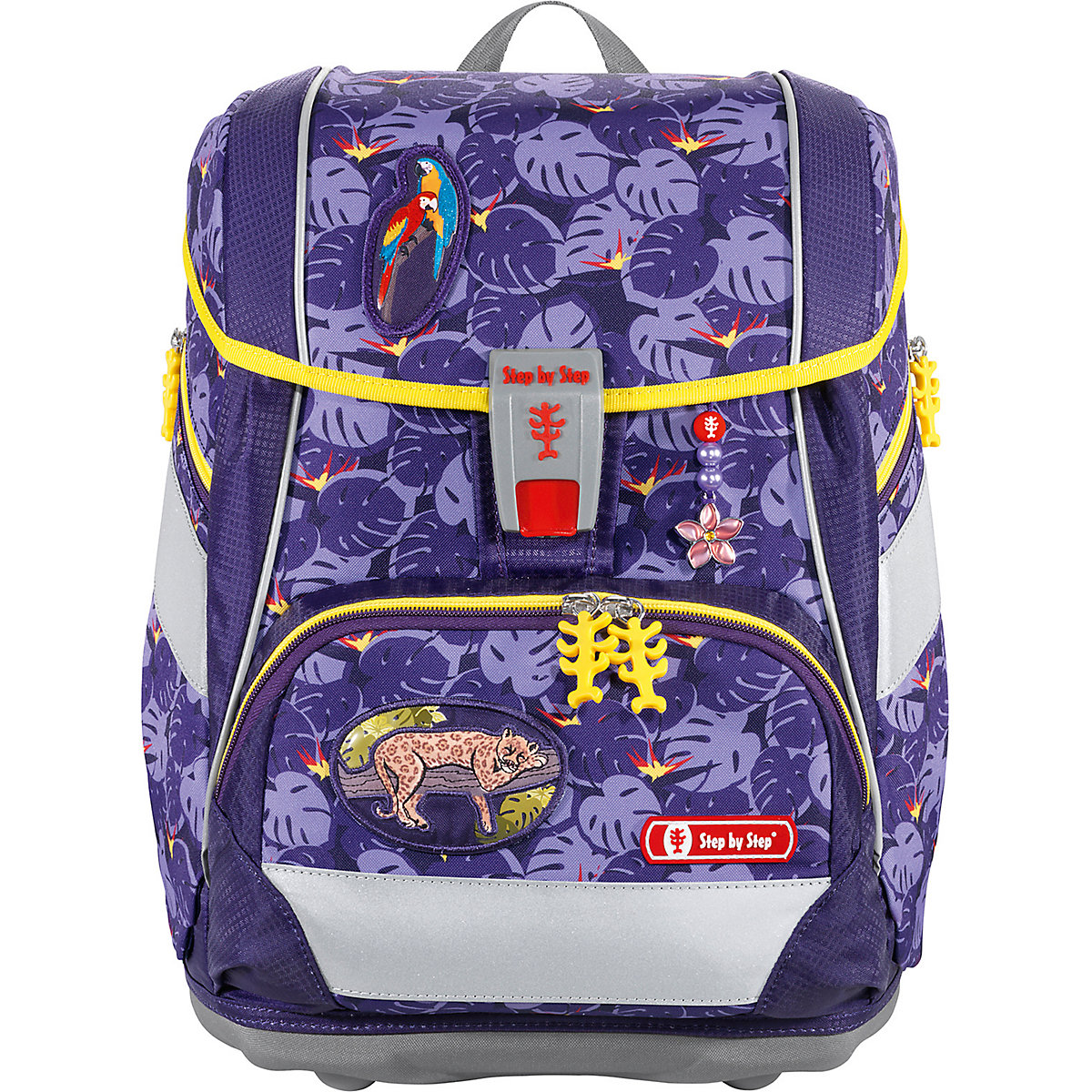 Schulranzenset 2IN1 PLUS Jungle Cat, 6-tlg. (Kollektion 2020)