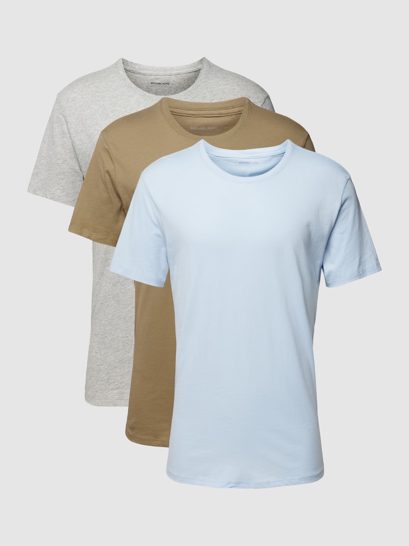 T-Shirt aus reiner Baumwolle in khaki