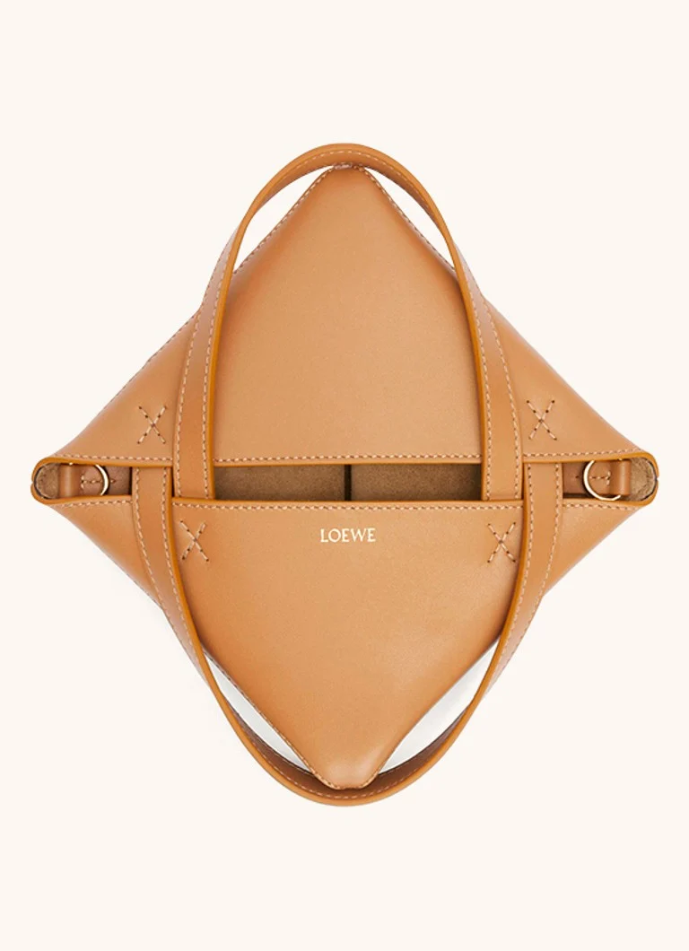 LOEWE Puzzle Fold Mini-handleveske laget av kalveskinn