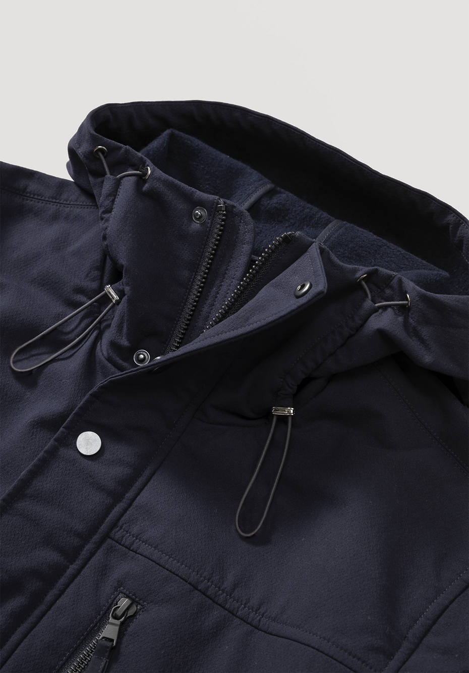 Softshell Parka aus Bio-Baumwolle