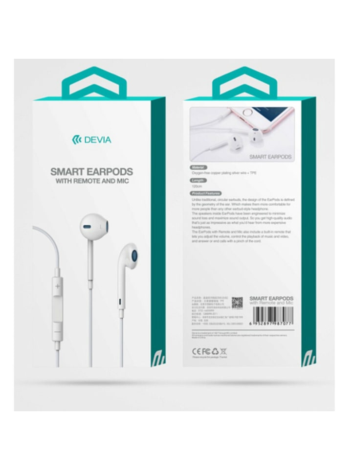 COFI 1453 Kabelgebundene Kopfhörer 3,5mm Miniklinke In-Ear Kopfhörer in Weiß günstig kaufen onesize