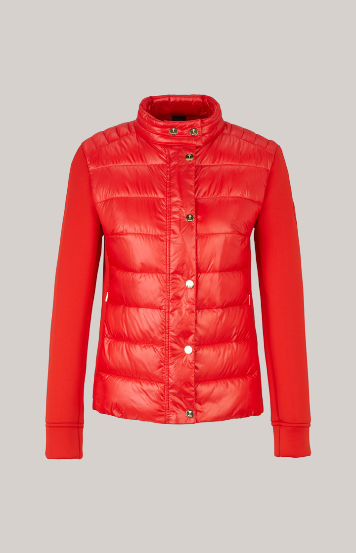 Neopren-Jacke mit Stepp in Rot
