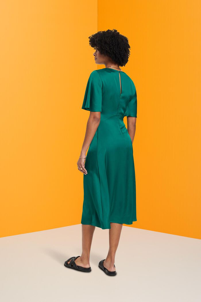 Midikleid aus Satin